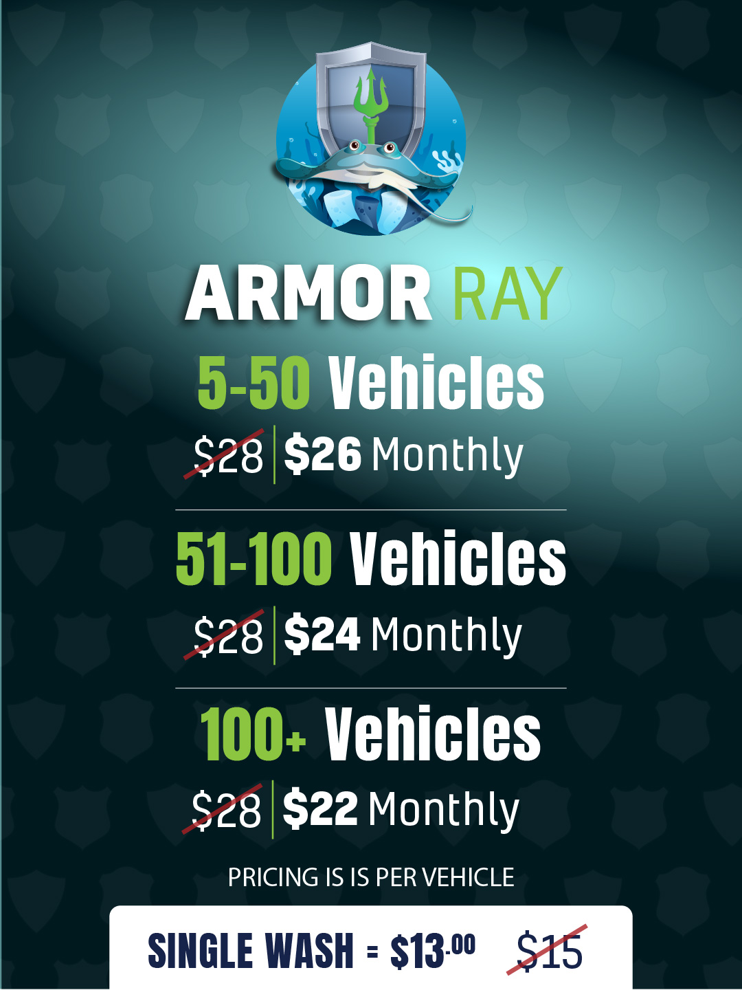 Glide Xpress Armor Ray Car Wash Fleet Discount